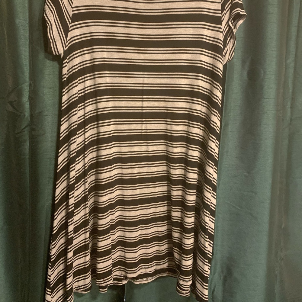 Striped t shirt dress